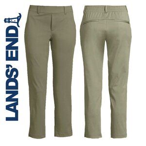 Lands' End Flex Mid Rise - TALL Crop Pants